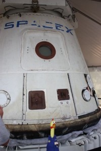 Camilla and the SpaceX Dragon capsule